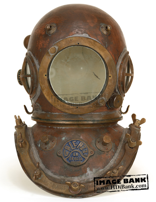 Vintage Solid Brass Italia LA Spezia Diving Divers Helmet Name Plate 